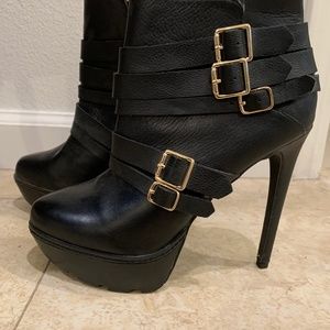 Steve Madden Leather Heeled Boots